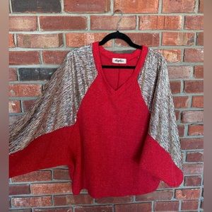 Red Oversized Sweater